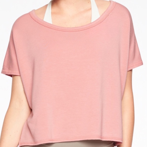 athleta crop sweatshirt